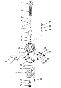 Carburetor 2X4 400L