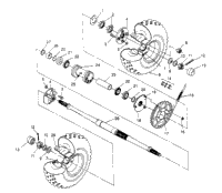 Rear Wheel Drive Assembly 4X4 400L