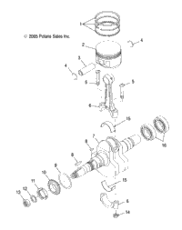Engine, Crankshaft & Piston