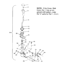 Shift Linkage Assembly 6X6 400L, Swedish S948740 & Norwegian