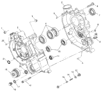 Crankcase Magnum 4X4 W97ac42a, Swedish Magnum 4X4 S97ac42e & Norwegian Ma