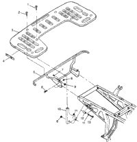 Rear Rack Mounting Xplorer 400L