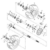 Rear Wheel Drive Assembly 350 2X4