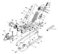 Swing Arm Weldment 6X6 250 (4924092409037A)