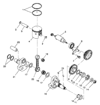Piston & Crankshaft 4X4 350L W938139