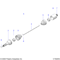 Drive Train, Rear Drive Shaft