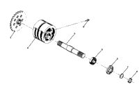 Details Front Tightener Assembly P/N 1380024 350 4X4 / W928139