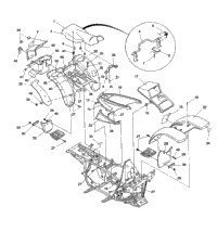 Body & Frame Assembly 350 4X4 / W928139
