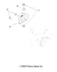 Engine, Carburetor Bracket