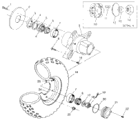 Front Wheel Sportsman 500 W97ch50a