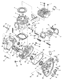 Crankcase & Cylinder Xpress (4939603960D005)