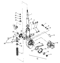 Front Strut 6X6 400L & 6X6 400L Norwegian N968740