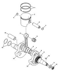 Crankshaft & Piston Xpress 300