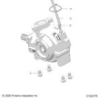 Drive Train, Gearcase Mounting, Front