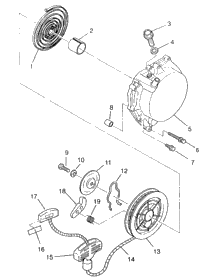 Recoil Starter Swedish 4X4 400L