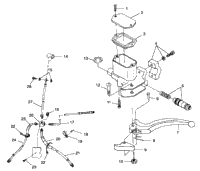Controls Master Cylinder/Brake Line A99ch33ia