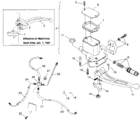Controls Master Cylinder/Brake Line Trail Boss
