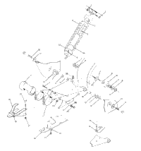Swing Arm Wld. / Rear Shock Assembly 250 4X4