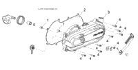 Engine, Crankcase Cover, Lh