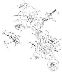 Handlebar & Headlight Pod A99ch33ia
