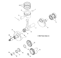Engine, Crankshaft & Piston