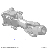 Drive Train, Prop Shaft, Rear