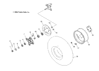Wheel, Hub, Front & Wheel, Front