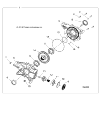 Drive Train, Rear Gearcase Internals