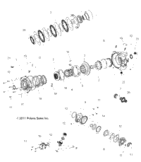 Drive Train, Front Gearcase Internals