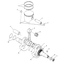 Crankshaft & Piston 4X4 300