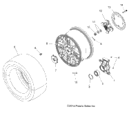 Wheels, Rear & Hub A16sxe85as/Am/Ab