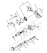 Starting Motor Assembly 250 2X4 Update