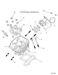 Engine, Cylinder Head Asm