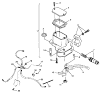 Controls Master Cylinder/Brake Line