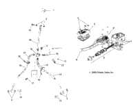 Controls Master Cylinder/Brake Line