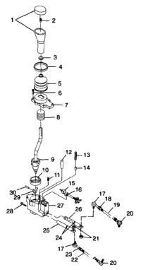 Gear Selector S98ch50e (4950135013D005)