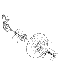Front Wheel Magnum 2X4