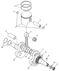 Crankshaft & Piston Xpress W97ca28c (4939603960D007)