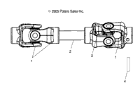 Drive Train, Rear Prop Shaft A08mn76af/Al/Aq/As/Ax (49Atvshaftproprr08sp800)