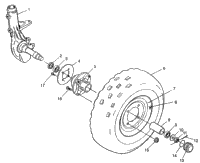 Front Wheel Xpress 300 W97ca28c & Xpress 400L