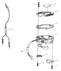 Controls Throttle Asm./Cable