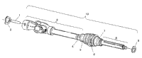 Cv Joint 4X4 350L