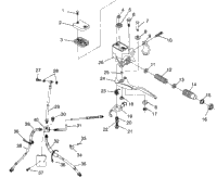 Controls Master Cylinder/Brake Line Xplorer 300