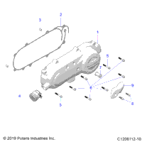 Drive Train, Clutch Cover And Ducting