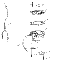 Controls Throttle Asm./Cable Trail Blazer