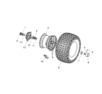 Front Wheel A03fa09ca/Cc/Cd