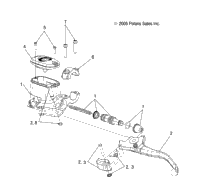 Brakes, Front Brake Lever & Master Cylinder