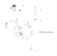 Drive Train, Gearcase Mounting, Front