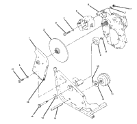 Right Hand Gearcase & Brake Mounting