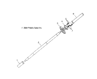 Rear Wheel Axle /Cb